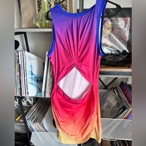 Vibrant Multicolor Sleeveless Dress